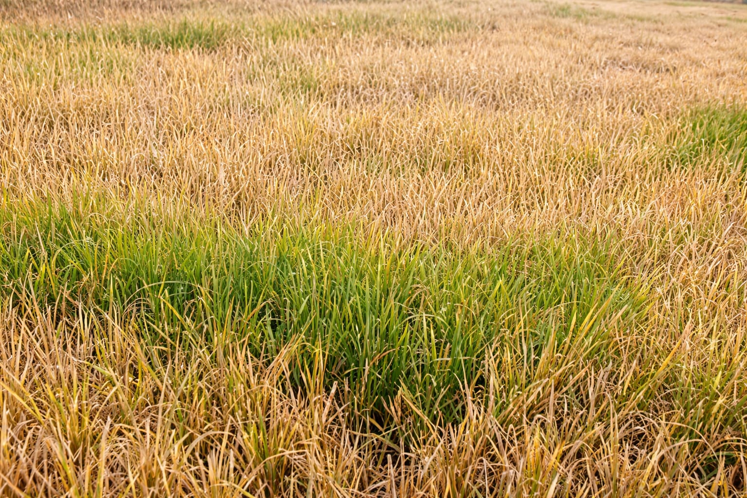 Kondisi sawah yang gagal panen milik pasangan lansia di Madiun yang disabotase oleh orang tak dikenal (Foto: Nawan, newstujuh.id)