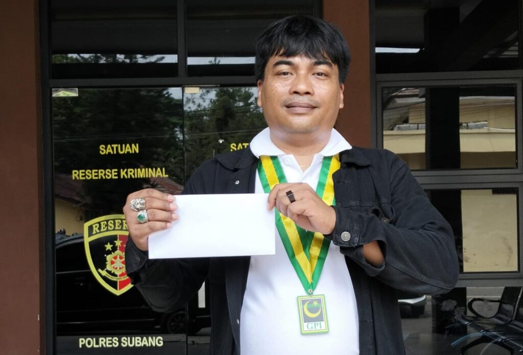 Wartawan ditahan di Subang menuai kecaman GPI. Penahanan dinilai berpotensi mengancam kebebasan pers dan demokrasi lokal. (Foto : NewaTujuh.id)