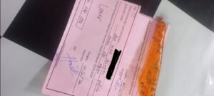 Bukti kwitansi wali murid mencicil SMPN 1 Dongko, Trenggalek