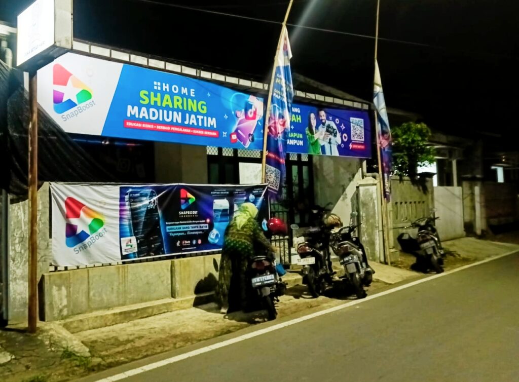 Kantor Snapboost di Jalan Mangkuprajan Kota Madiun yang kini telah habis masa kontraknya (Foto Newstujuh.id)