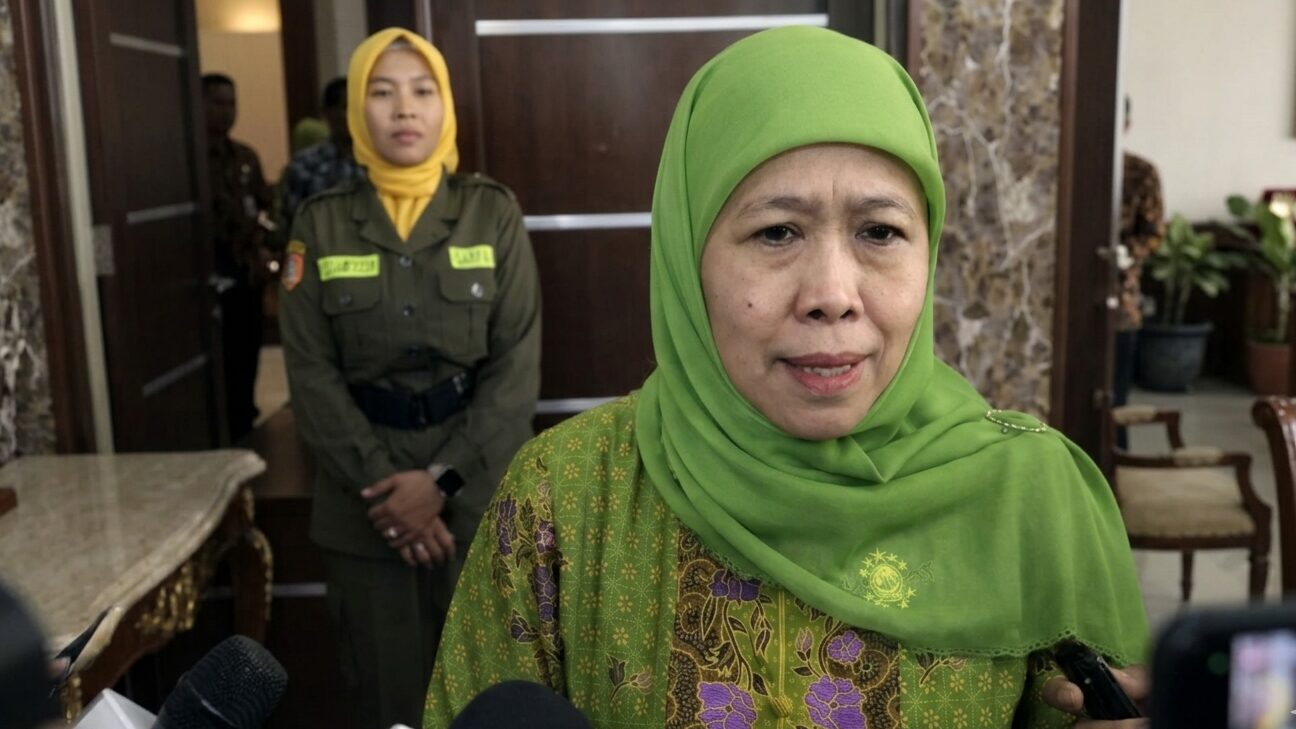 Gubernur Jawa Timur Khofifah Indar Parawansa ketika menghadiri Hari Lahir (Harlah) Muslimat NU ke-80 di Yogyakarta (Foto: Naw, Newstujuh.id)