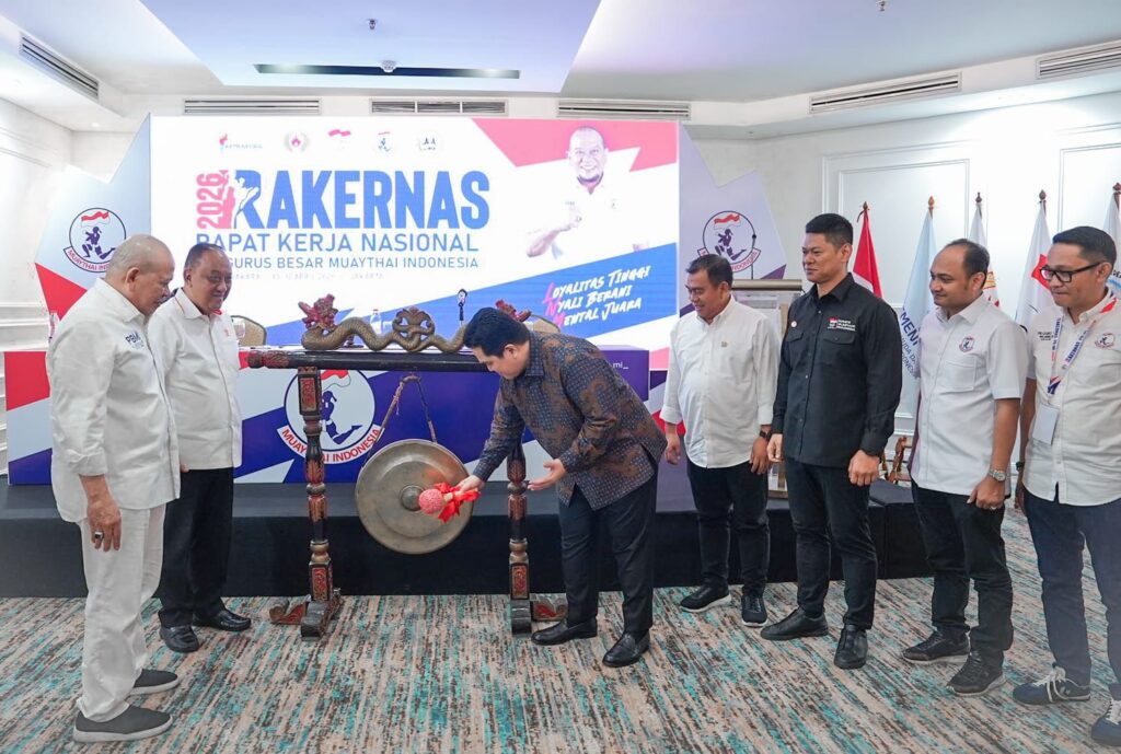 Rakernas Muaythai Indonesia 2026- Menpora Apresiasi Kepemimpinan LaNyalla dan Dorong Prestasi serta Industri Olahraga