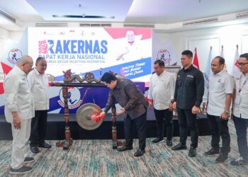 Rakernas Muaythai Indonesia 2026- Menpora Apresiasi Kepemimpinan LaNyalla dan Dorong Prestasi serta Industri Olahraga