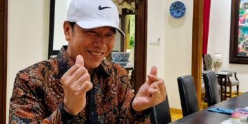 Presiden RI ke 7 Jokowi ikuti trend lagu MBG (Foto : Naw, Newstujuh.id)