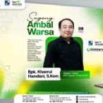 Direktur Utama BPR Syariah Annisa Mukti, Khaerul Hamdani, mendapat ucapan ulang dari tahun keluarga besar perusahaan atas dedikasi dan kepemimpinannya. (NewsTujuh.id)