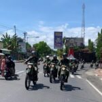 Kodim 0728 Wonogiri mengadakan patroli Hari Buruh 2026 untuk menjaga keamanan, mengantisipasi gangguan, dan memastikan wilayah tetap kondusif. (Foto : Nugie, NewsTujuh.id)