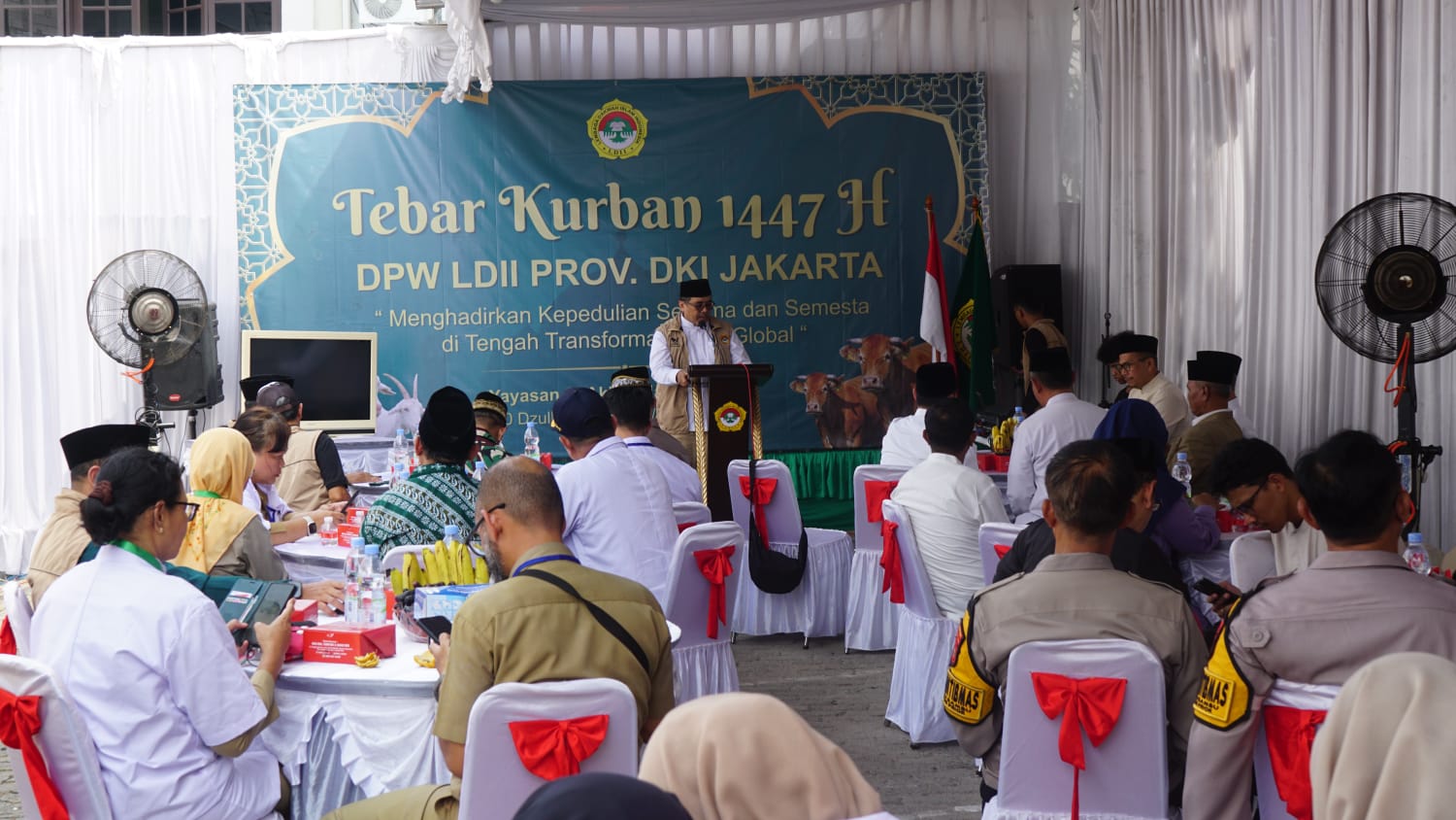 LDII DKI Jakarta menggelar Tebar Kurban 1447 H di Jakarta Utara. Dinas KPKP DKI mengapresiasi kegiatan yang mendukung kepedulian sosial dan ketahanan pangan. (NewsTujuh.id)