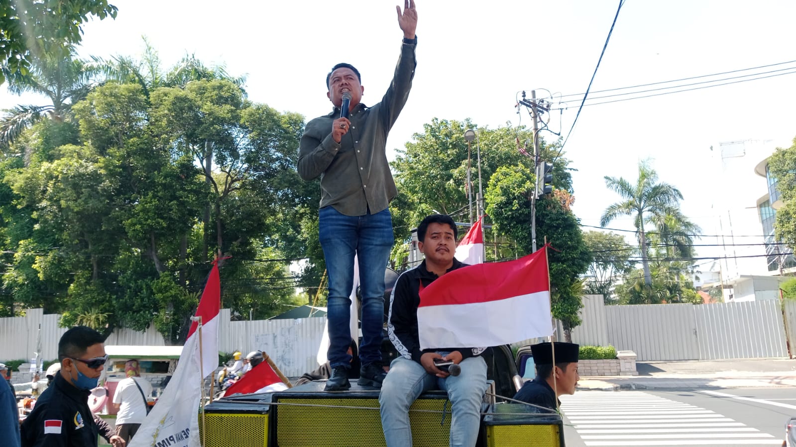 AMI Desak Audit Dugaan Pemotongan Anggaran Reses Saat Datangi Kantor DPD PAN