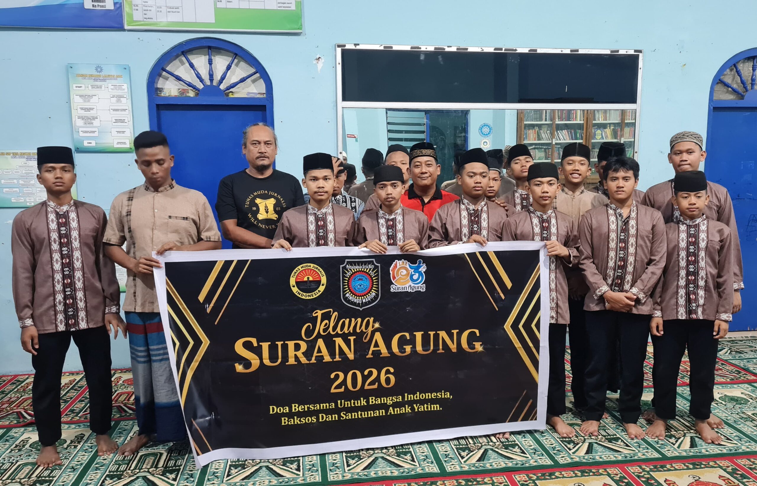 Suran Agung 2026, Tunas Muda Jurnalis Madiun Santuni Anak Yatim dan Doa untuk Indonesia